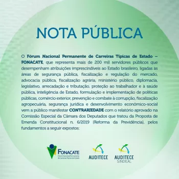 Nota Pública | Entidades se manifestam contra texto da reforma da Previdência