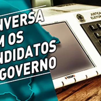 Camilo Santana e Isolda Cela participaram da Conversa com os Candidatos ao Governo