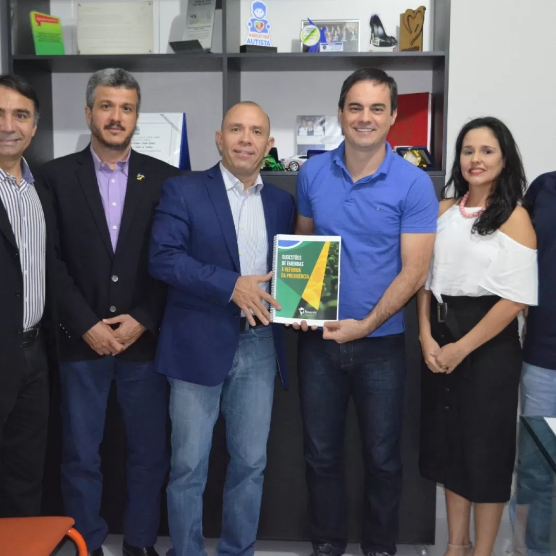 Em reunião com a AUDITECE, Capitão Wagner recebe sugestões de emendas à PEC 6/2019
