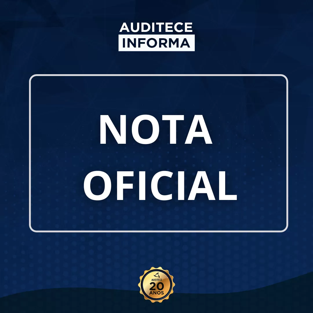AUDITECE | NOTA OFICIAL