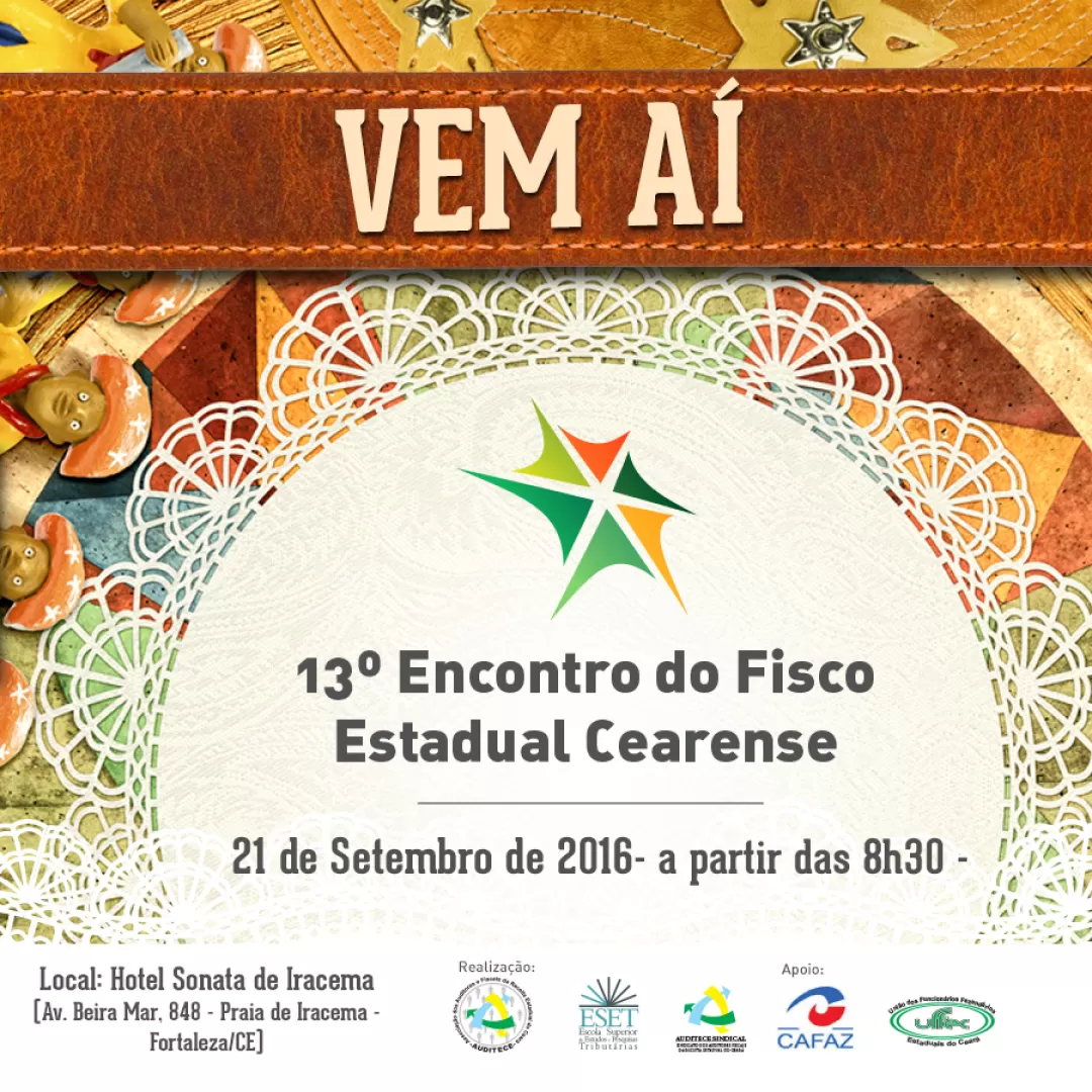 13° Encontro do Fisco Estadual Cearense discutirá Seguridade Social