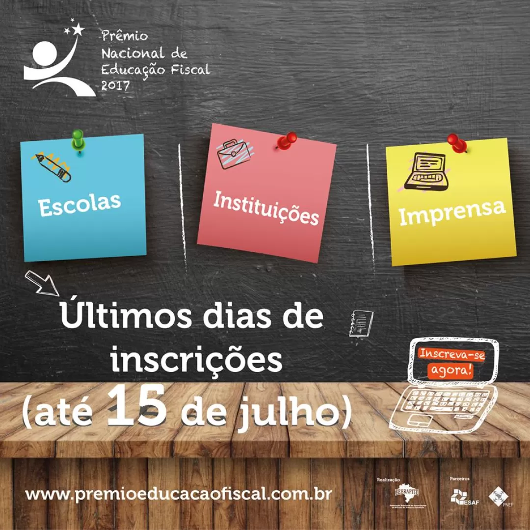 Prêmio Nacional de Educação Fiscal é destaque nas páginas dos ministérios da Educação e da Fazenda